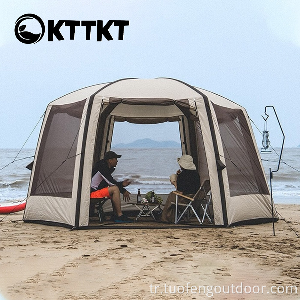 Açık Kamp Altıgen Kubbesi Geniş Pergola2 JPG Outdoor Camping Hexagonal Dome Spacious Pergola2 Jpg